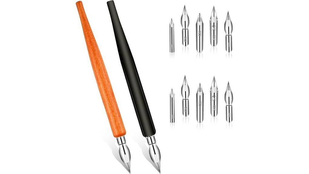 comic dip pen set
