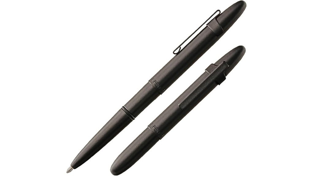 matte black bullet pen