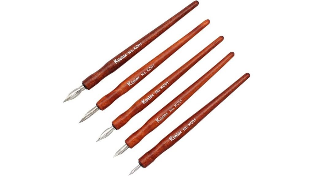 redwood dip pen set
