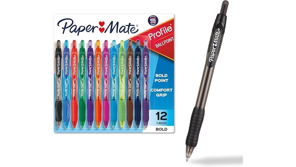 retractable ballpoint pen set