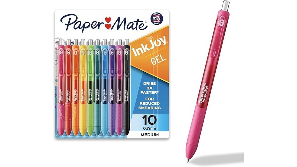 vibrant gel pen set