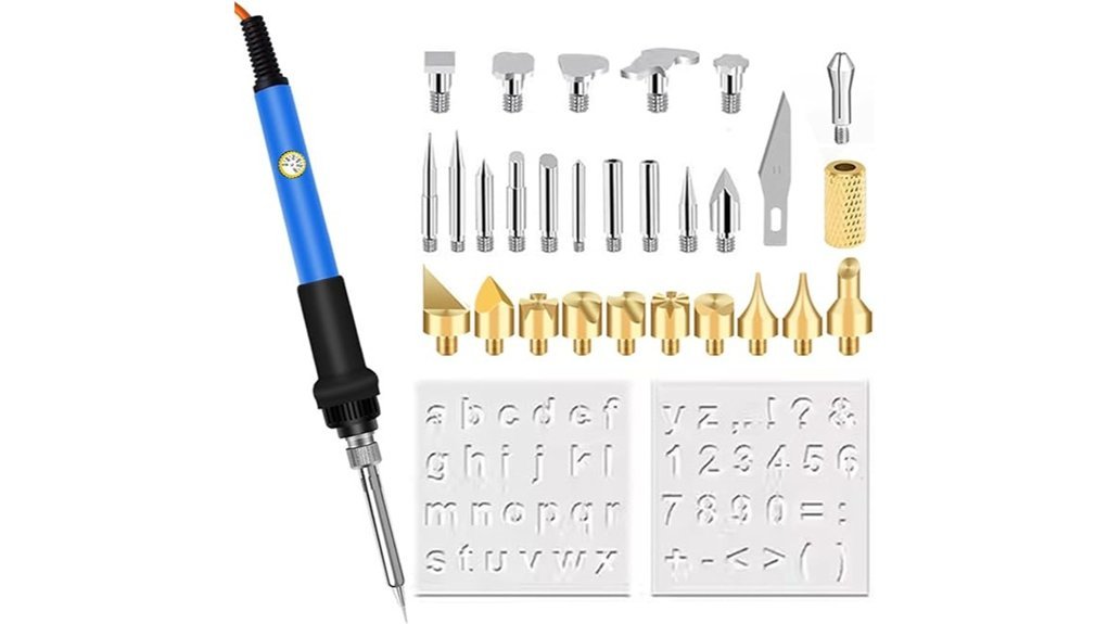 wood burning tool set