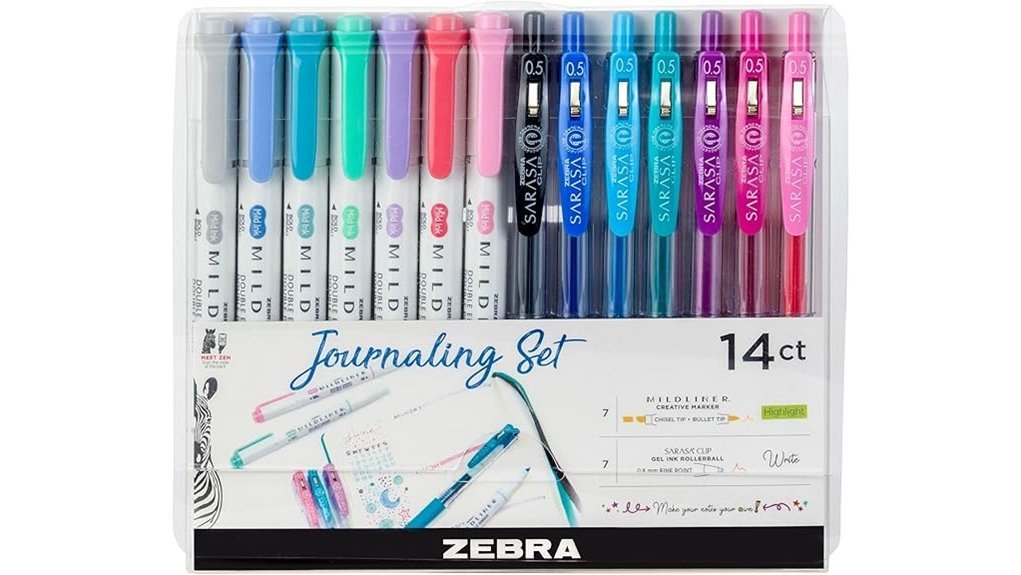 assorted highlighter and gel