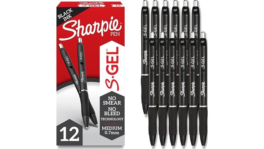 black gel pens pack