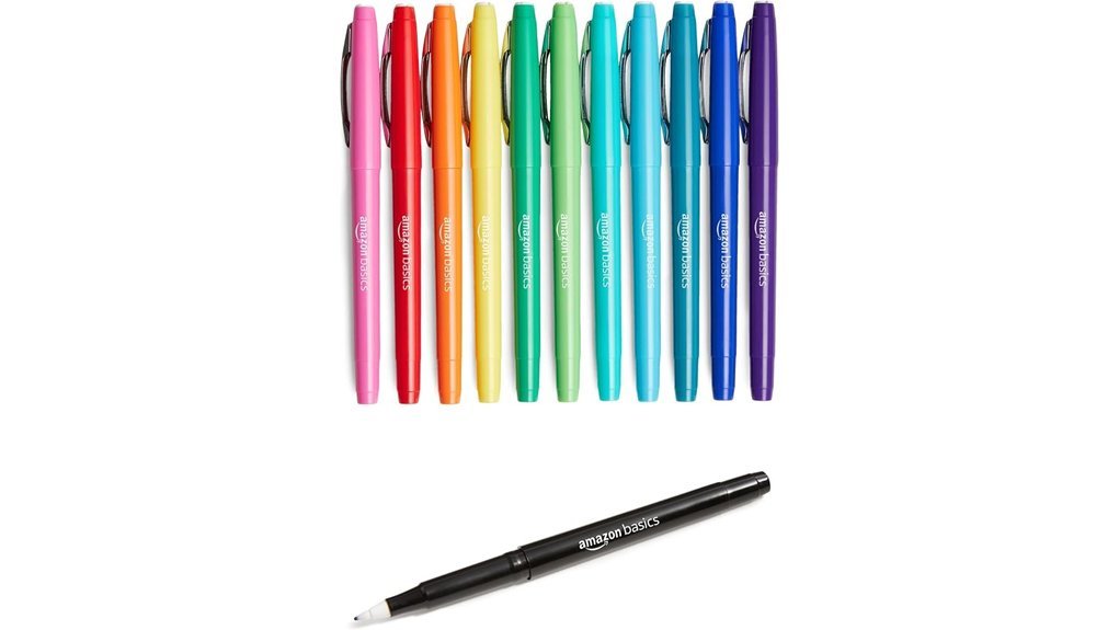 colorful felt tip markers