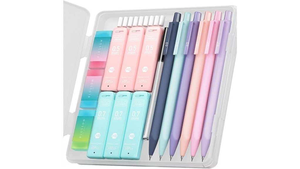 cute mechanical pencil set