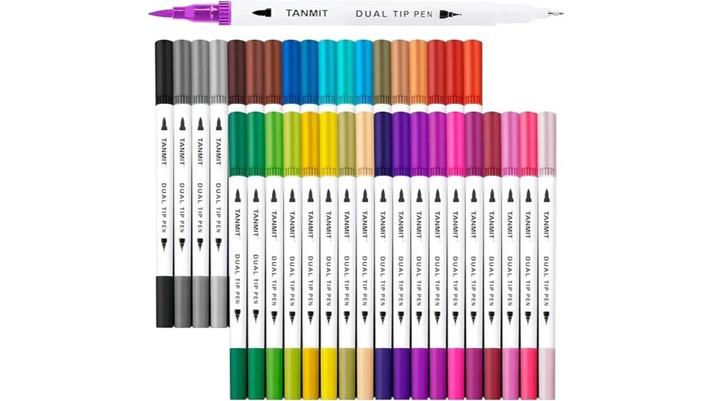 dual tip art markers
