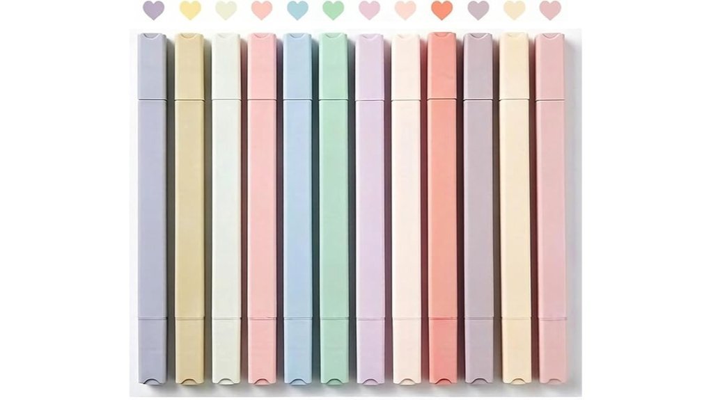 pastel bible highlighters and pens