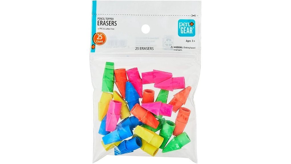 pen gear eraser pencil toppers