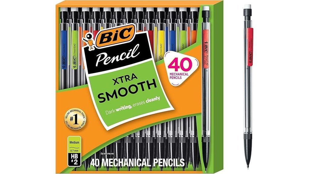 smooth writing mechanical pencils