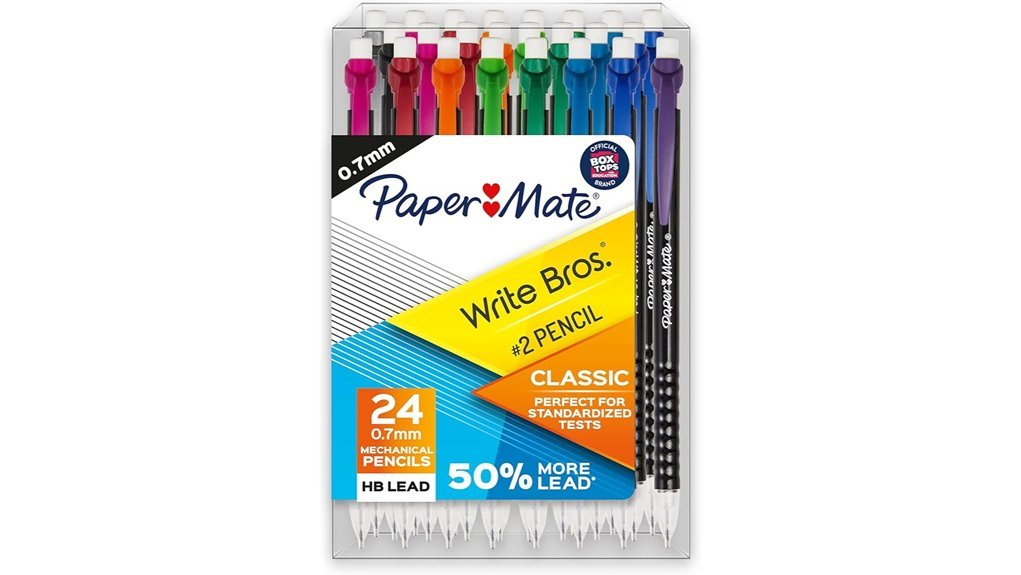 twenty four mechanical pencils